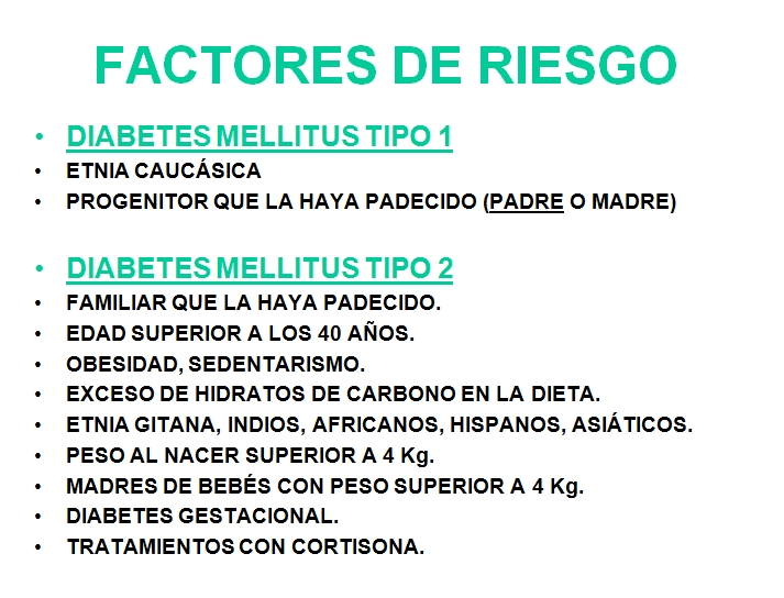 definición de etnia de factores de riesgo de diabetes tipo 1